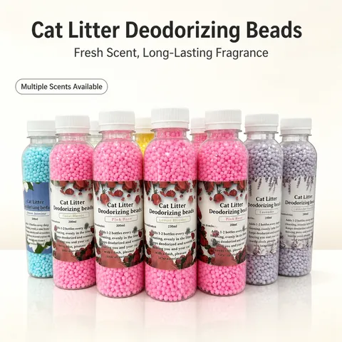 Pet Cat Litter Deodorizing Beads Long Lasting Fragrance Air Freshener Deodorizer Granules Toilet Odor Eliminator Supplies