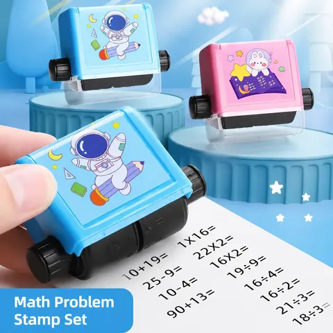 Math Roller Stamp Addition And Subtraction Practice Artifact Rolling Digital Teaching Stamp For Elementary School Students