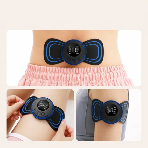 Smart EMS Pulse Neck Massager Portable Mini Electric Cervical Massager Muscle Relaxation Body Massager