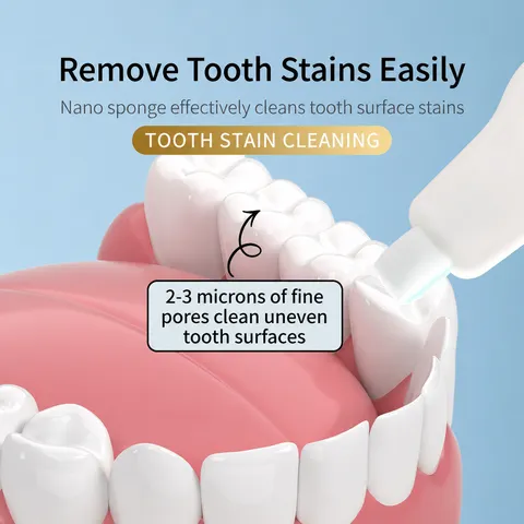 Portable Nano Sponge Teeth Cleaning Eraser Stain Removal Tool Oral Hygiene Dental Care Kit For Daily Use