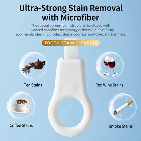 Portable Nano Sponge Teeth Cleaning Eraser Stain Removal Tool Oral Hygiene Dental Care Kit For Daily Use