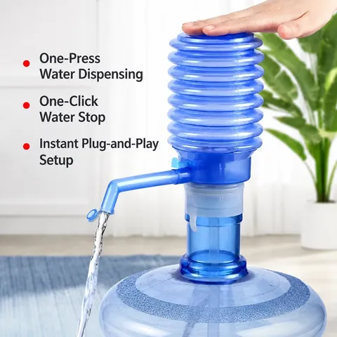 Manual Bottled Water Pump Hand Press Drinking Water Dispenser Pump For Jug Home Office Kitchen Water Extractor