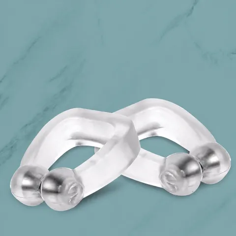 Magnetic Silicone Anti Snoring Nose Clip Sleep Aid Portable Breathing Snore Stopper Device For Men And Women