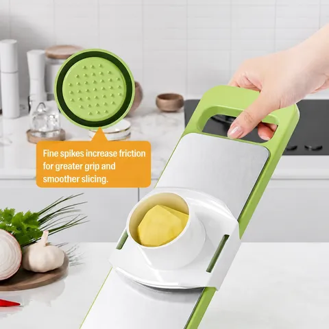 Multifunctional Vegetable Slicer Grater Stainless Steel Blade Kitchen Chopper Food Cutter Tool For Home Cooking