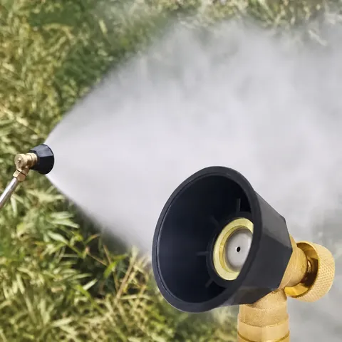 Ugello Spruzzatore d'Acqua ad Alta Pressione per Giardino Testa Regolabile Strumento di Irrigazione Agricola Universale