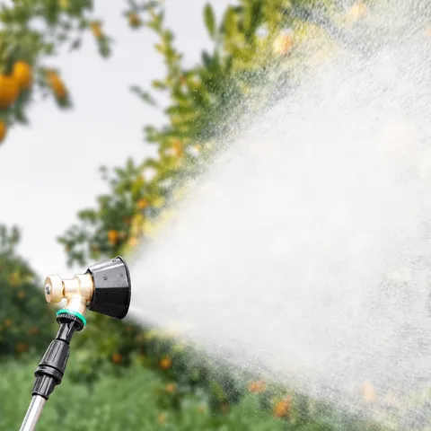 Ugello Spruzzatore d'Acqua ad Alta Pressione per Giardino Testa Regolabile Strumento di Irrigazione Agricola Universale
