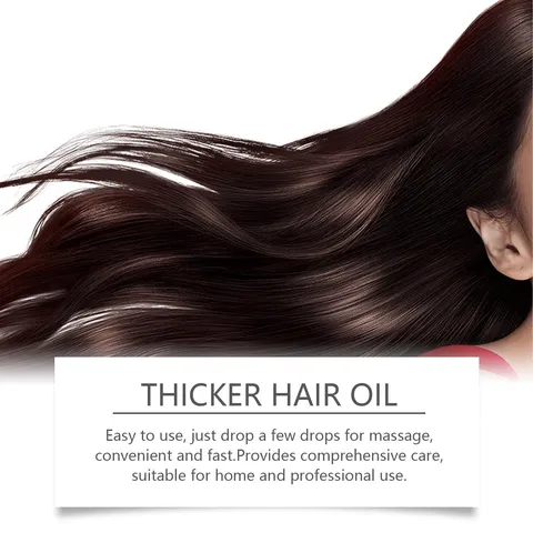 Huile Essentielle de Croissance Capillaire Botanique Soin Nourrissant du Cuir Chevelu Anti Frizz Réparation Kit de Soin Cheveux Avec Peigne