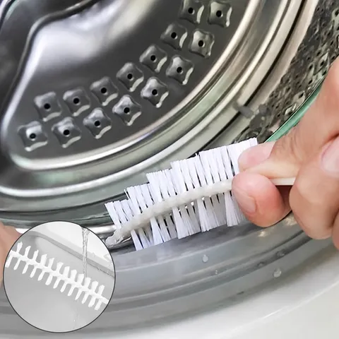 Washing Machine Cleaning Brush Long Handle Flexible Cleaning Tool For Drum Washing Machine Gap Deep Cleaning Household Supplies