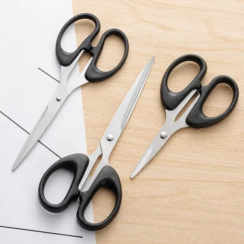 Stainless Steel Household Office Stationery Scissors Sharp Metal Blade Multipurpose Tool