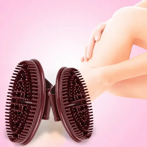 Silicone Body Meridian Massage Brush Scraping Tool For Legs And Back Deep Tissue Muscle Relaxation Daily Care