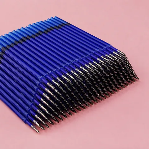 Wisbare Gelpen Vullingen met Kogeltip Zwart en Kristalblauw Schrijfvullingen voor Kantoor en School