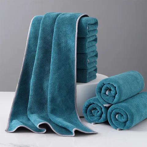 Thickened Microfiber Cleaning Cloth Highly Absorbent Lint Free Car Wash Towel Soft Dual Sided Household Cleaning Cloth