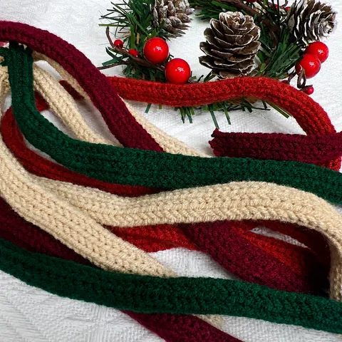 Weihnachten Gewebtes Band Stoff Band Schleifen Für Geschenkverpackung Weihnachtsbaum Dekor DIY Handwerk Blumenladen Verpackung