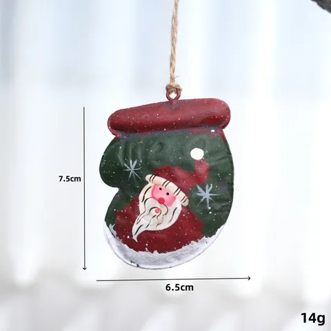 Weihnachtsbaum Hängende Ornamente Eisen Handschuh Und Socke Anhänger Festliche Feiertag Party Heimdekoration Weihnachtsbaum Dekoration
