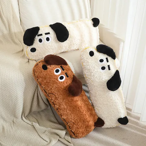 Plush Long Dog Body Pillow Cute Cartoon Stuffed Animal Soft Sleeping Pillow Home Sofa Cushion Decorative Gift