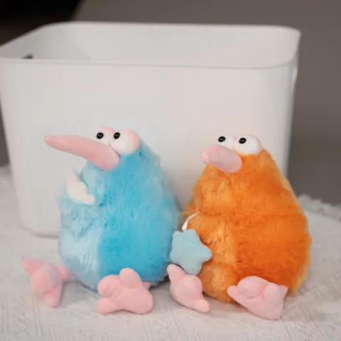 Cute Kiwi Bird Plush Toy Stuffed Animal Soft Doll Kawaii Cartoon Bird Doll Kids Toy Birthday Gift Home Decor