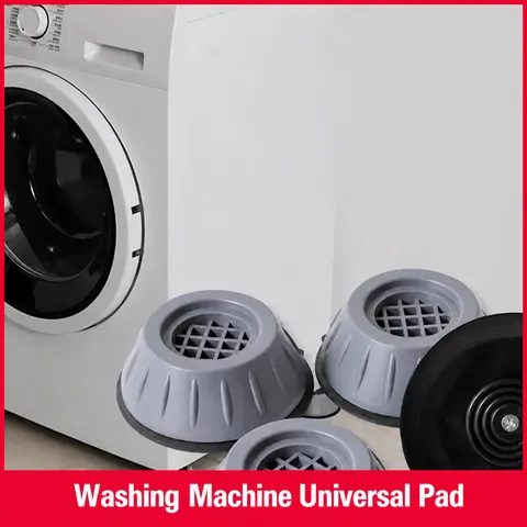 Washing Machine Anti Vibration Pads Non Slip Furniture Lifter Heightening Support Feet Universal Rubber Feet Protector Mat