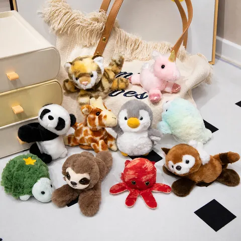 Simpatico Animale Spalla Peluche Bambola Magnetico Peluche Morbido Cartone Animato Compagno Decorazione Della Casa Regalo