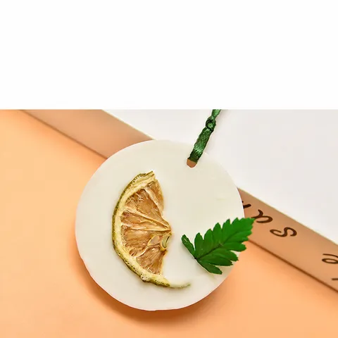 Aromatherapy Wax Tablet Solid Air Freshener Dried Flower Wardrobe Hanging Scented Wax Slice For Home Bedroom Decor