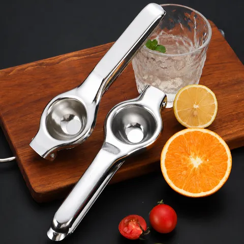 Manual Lemon Squeezer Stainless Steel Handheld Fruit Juicer Citrus Press Kitchen Tool For Orange Lemon Lime Juice Making
