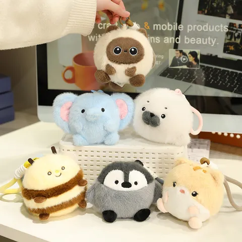 Carino Animale Peluche Giocattolo Pendente Squishy Decompressione Palla Bambola