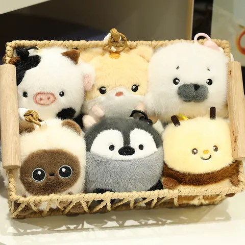 Carino Animale Peluche Giocattolo Pendente Squishy Decompressione Palla Bambola