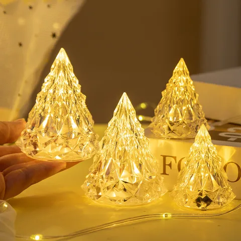 Kreatives Eisberg Rippel Nachtlicht PVC Kristalleffekt LED Atmosphäre Lampe Warmgelbes Licht Nachttisch Dekoration Geburtstag Weihnachten Geschenk