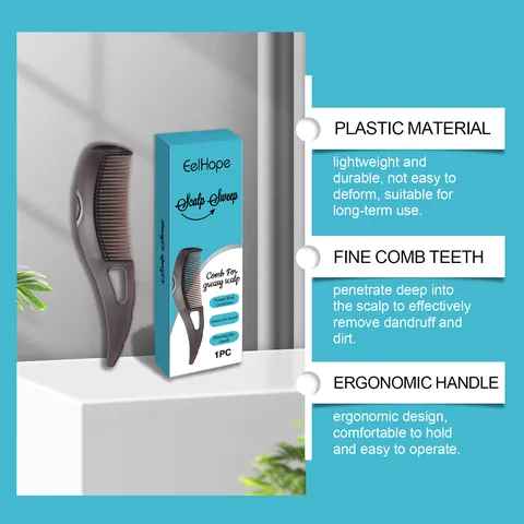 Ergonomische Hoofdhuid Massager Shampoo Borstel Zachte Haar Scrubber Diepe Reiniging Hoofdhuid Verzorging Tool