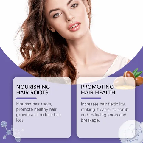 Ensemble de Soins Capillaires à l'Huile d'Argan Marocaine Shampooing Nourrissant Après-Shampooing Masque Capillaire Huile Essentielle Cadeau