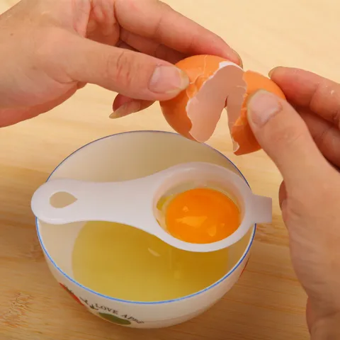 Plastic Egg White Separator Kitchen Baking Tool Egg Yolk Separator Filter Practical Gadget For Home Kitchen