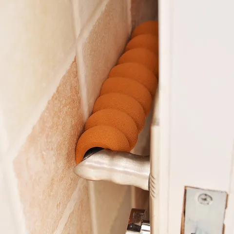 Thickened Spiral Child Safety Door Handle Cover Anti-Collision Protective EVA Foam Soft Silent Door Knob Protector