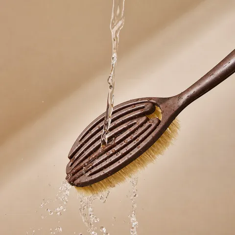 Cepillo de Baño de Mango Largo Cerdas Suaves para Ducha Limpieza Corporal Exfoliación Herramienta de Masaje Accesorios de Baño
