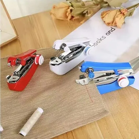 Portable Handheld Mini Sewing Machine Cordless Handheld Electric Sewing Machine Quick Stitch Tool For Home Travel Clothes Repair