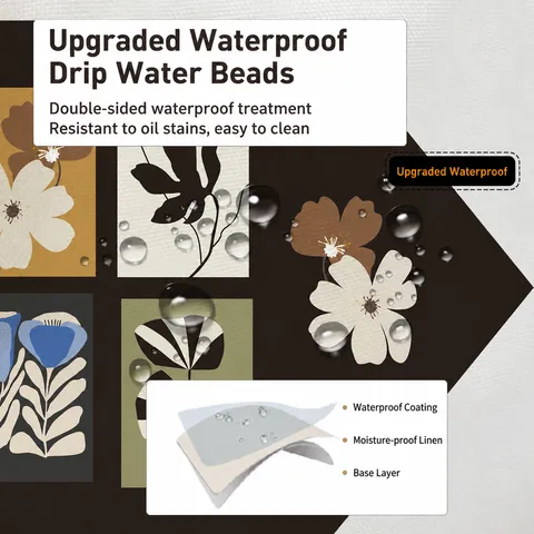 Vintage Retro Dust Cover For Refrigerator Washing Machine Dustproof Cloth With Tassels Home Appliance Decor Cover