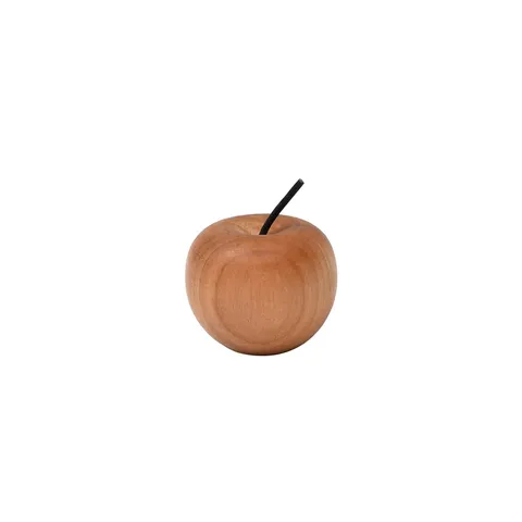 Natural Wooden Essential Oil Diffuser Apple Pear Shape Aroma Diffuser For Home Office Desk Car Fragrance