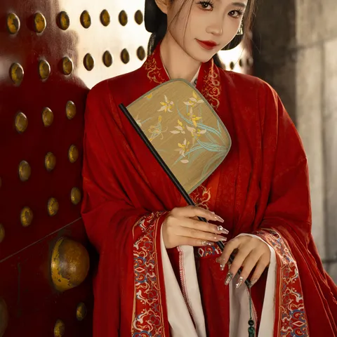 Abanico de Mano Clásico Chino Hanfu Fotografía Danza Accesorio Bambú Abanico Plegable Estilo Oriental