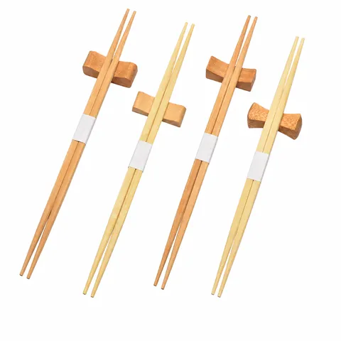 Baguettes Jetables en Bambou de Style Japonais Bois Naturel Carbonisé Baguettes à Sushi Pointues