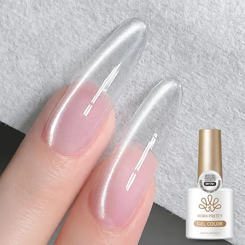 BORN PRETTY Cat Eye Gel Nail Polish Watery Gloss Glass Bead Magnetic Gel For Manicure Professional Nail Art Design