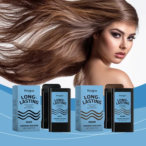 Temporärer Haarfarben-Stift Ansatzkaschierung Haarfarbe Wachs Tragbare Haarstyling-Creme Für Graues Haar Tägliche Anwendung