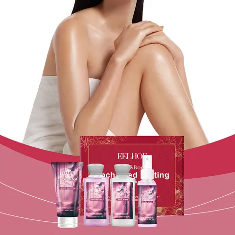 EELHOE Skincare Travel Set Gentle Cleansing Hydrating Nourishing Body Wash Lotion Shampoo Mist Daily Care Beauty Gift