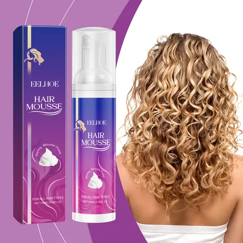 Professional Hair Mousse Volumizing Styling Foam Lightweight Matte Finish Air Cushion Long Lasting Hold For All Hair Types
