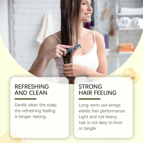 Ensemble de Soin des Cheveux au Romarin Nourrissant Hydratant Shampooing et Après-Shampooing Kit de Réparation de Cheveux Brillant Naturel