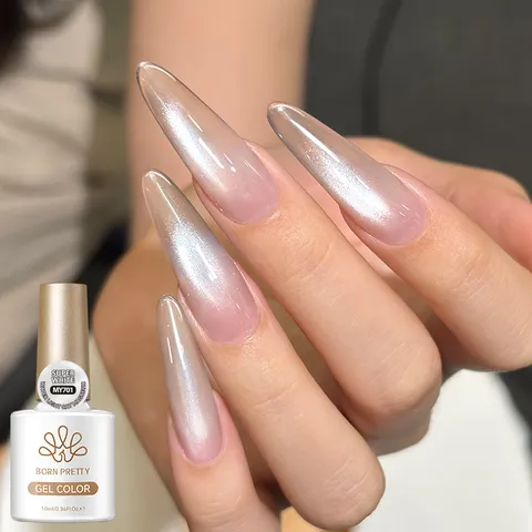 BORN PRETTY Cat Eye Gel Nail Polish Watery Gloss Glass Bead Magnetic Gel For Manicure Professional Nail Art Design