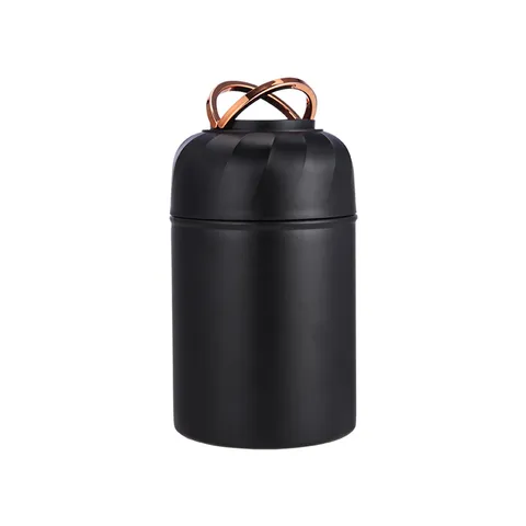 Stainless Steel Insulated Food Jar Portable Thermal Braising Cup With Foldable Spoon For Outdoor Office Students