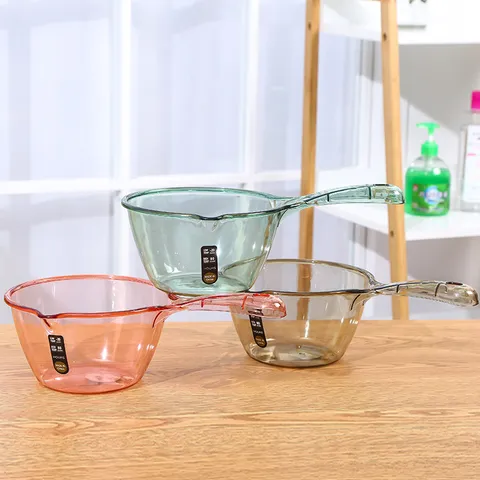 Louche à Eau en Plastique Transparent Ménage Épaissie Cuisine Louche à Eau Avec Bec Verseur