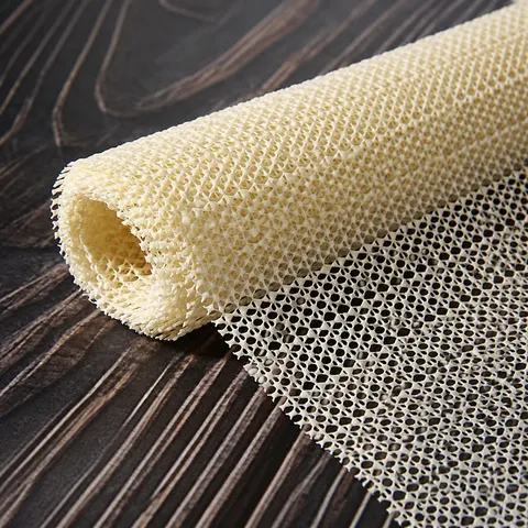 Anti Slip PVC Mesh Mat Non Slip Rug Pad Underlay For Tatami Carpet Sofa Bed Sheet Breathable DIY Cut Floor Protector
