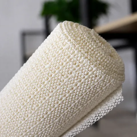 Anti Slip PVC Mesh Mat Non Slip Rug Pad Underlay For Tatami Carpet Sofa Bed Sheet Breathable DIY Cut Floor Protector