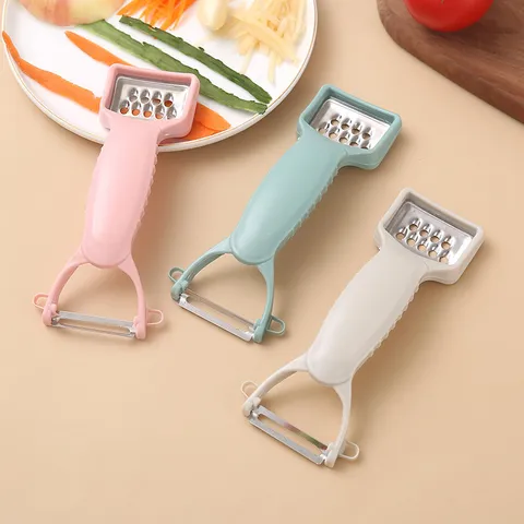 Stainless Steel Double Head Peeler Multi Functional Kitchen Tool For Fruit And Vegetable Potato Peeler