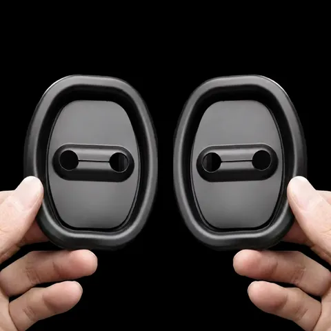 Housse de Protection pour Serrure de Porte de Voiture en Silicone Tampon Anti-Collision Absorbant les Chocs Protecteur Universel