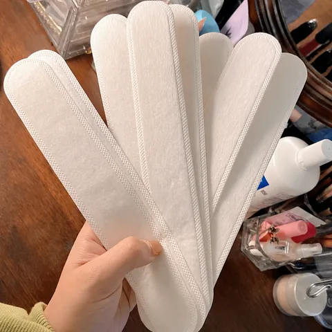 Disposable Hat Sweat Pads Collar Sweat Shields Non-Woven Anti-Dirty Absorbent Liners For Hats And Shirts